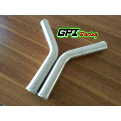 Aluminum Turbo Intercooler Pipe Tube Tubing L=600MM GPI NEW GPI 2" 51MM 45 Degree