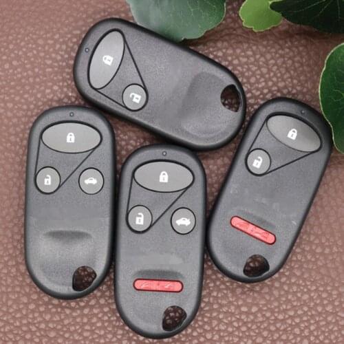 DAKATU 2/3/4 Buttons Auto Car Remote Key Shell Cover For Honda Accord CRV S2000 Civic Odyssey Jazz Key Fob Case & Pad