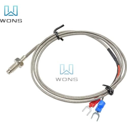 K Type Thermocouple Stainless Steel Probe 1M Thermocouple Control Temperature Controller 0-800C Sensor Probe