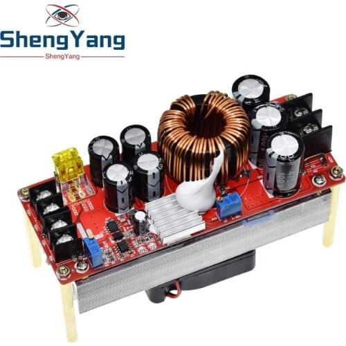 DC-DC 1500W 30A Voltage Step Up Converter Boost CC CV Power Supply Module Step Up Constant Current Module DC-DC 10-60V to 12-97V
