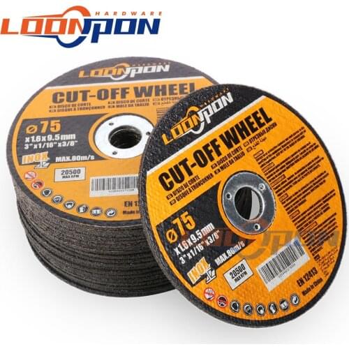 75x10x1.6mm Resin Cut Off Wheels Metal Cutting Disc Wheel Dremel Grinder Rotary Tool 5/10/15/20/30Pcs