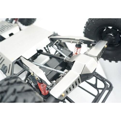 Metal Chassis Armor Anti-collision Protective Plates Kit for CROSSRC UT4 1/7 RC Crawler Car Upgrade Parts Rear Axle Protection