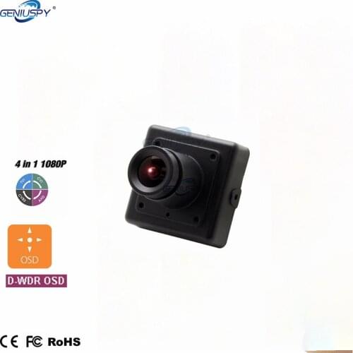 Geniuspy 1/2.8 IMX290 Sony 1080P True WDR Miniature Square Camera Board Lens OSD Function 4 IN 1 AHD TVI CVI CVBS ATM Camera
