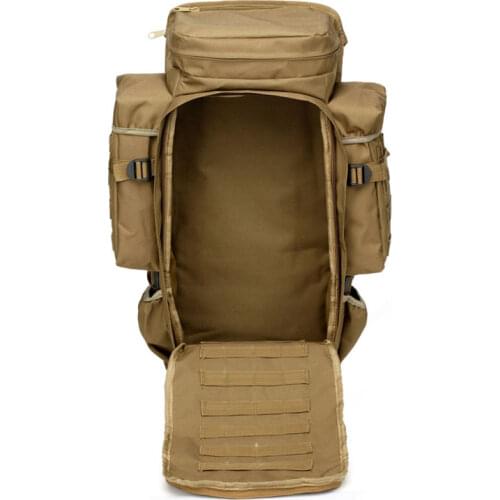 70L Large Capacity Camping Bag Multifunction Military Tactical Backpack Molle Hunting Outdoor Army Climbing Travel Fishing Bag