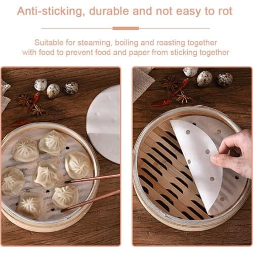 Reusable Silicone Steamer Mesh Non-stick Pad Dumplings Steamed Buns Baking Pastry Dim Sum Mat Non-stick Pad Kitchen Accessories