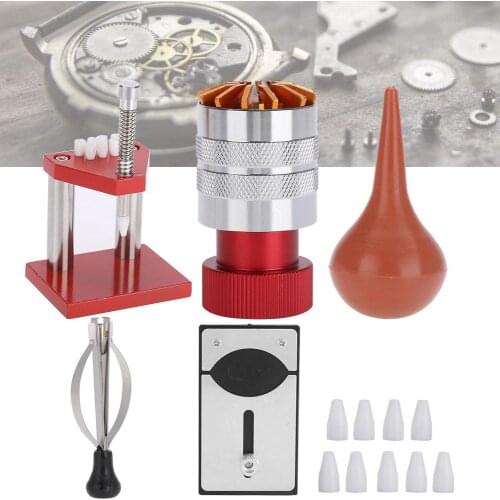 5Pcs Watch Repair Set Kit Rubber Dusts Air Blower Watch Back Case Opener Hand Setting Tool for watchmaker watch repair tool kit