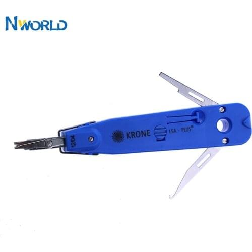 New 1pcs Portable KRONE LSA-Plus Punch Down Tool With Sensor For Telecom Phone RJ11 / LAN Network Cat5 RJ45 Cable Patch Panel