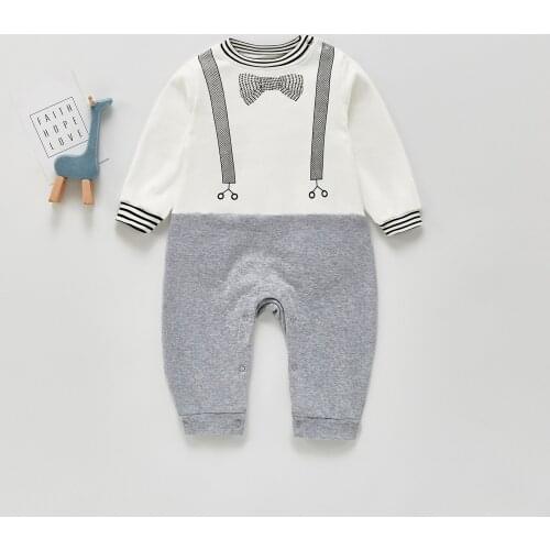 Spring New Arrival Baby Boys Gentlemen Style Bodysuit