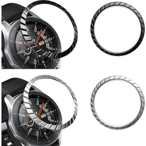 Bezel Ring Styling Frame Case for Samsung Galaxy Watch 46mm 42mm/Gear S3 Frontier Metal Cover Anti-scratch Protection Ring