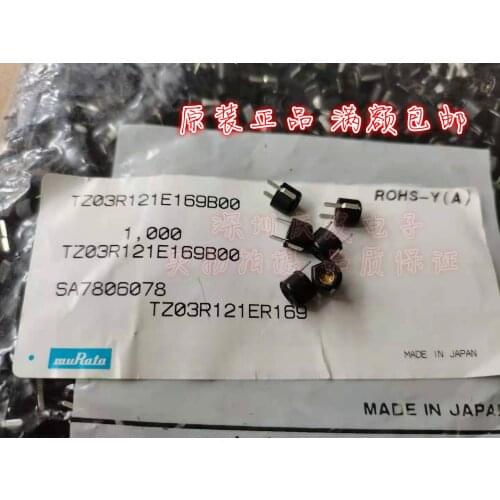 Original New 100% fine-tuning capacitor adjustable capacitor 120PF TZ03R121E169B00 black (Inductor)