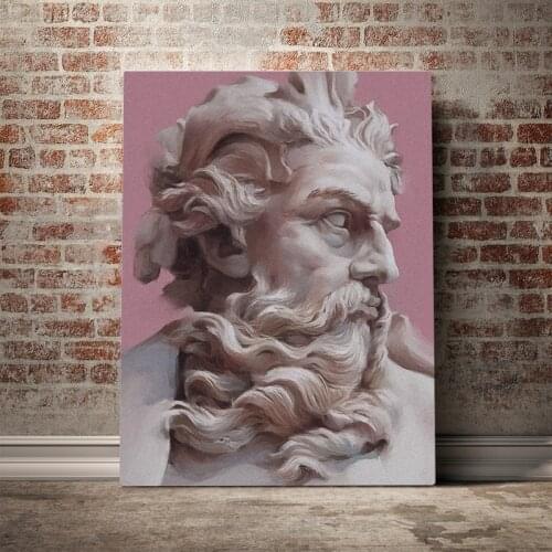 Statue Poster Aesthetics Home Decor Wall Artwork Portrait Canvas Prints Painting Modern Pictures Living Room Modular Framework