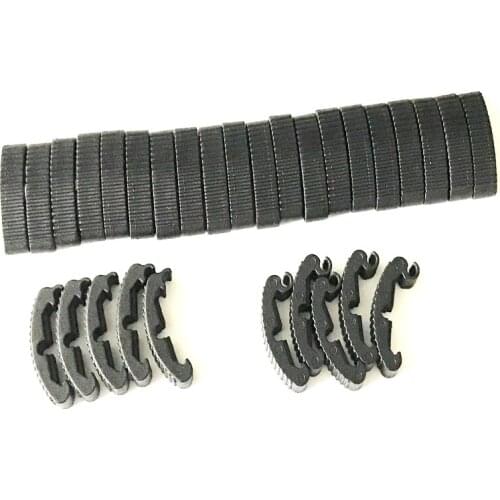 Tactical Index Clips Rail Cover Nylon Plastic 30Pcs/Pack Rubber Handguard Panel For 20mm Picatinny Rail Hunting Gun Accessory