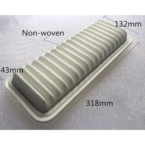 Factory Outlet 17801-97402 A1223 Best Non-woven Car Air Filter for DAIHATSU Boon Luminas Sirion YRV 43*318*132mm AY120DA001