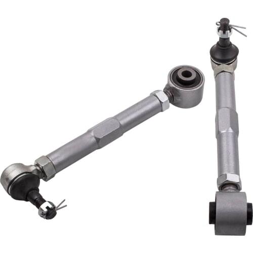 2 Pcs Adjustable Rear Toe Control Camber Arms For Lexus IS300 2001-2005 w/ ball joint Suspension rods kits