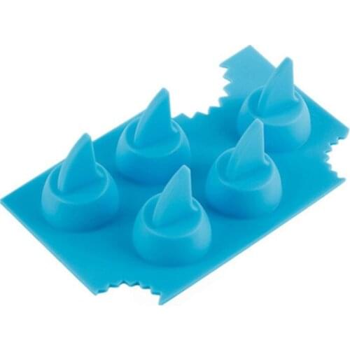 3D Shark Fin Shape Silicone Ice Cube Cool Freezing Mold Tray Ice Cream Maker DIY