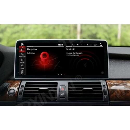 12.3" For BMW X6 E71 2010-2012 8+128GB Android Car Multimedia Player Car Stereo GPS Navigation Auto Radio Headunit Tape Recorder