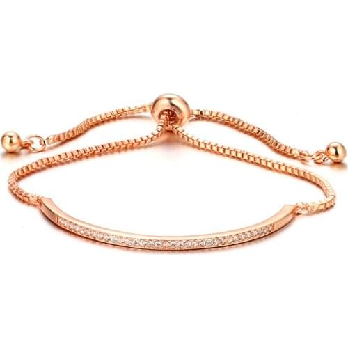Bettyue Brand Fashion Shining Cute Style Two Colors Adjustable Jewelry Sliver Link Chain Bracelet For Woman Wedding Party Gifts