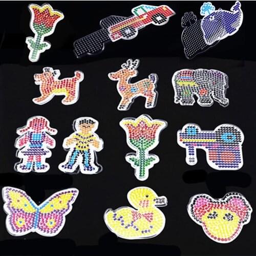 5mm Beads Pegboard 1pcs Template Iron Beads for Kids Hama Beads Diy Puzzles High Quality Perler Beadbone Handmade Gift Toy