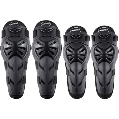 LMoDri Fashion New Desigen Outdoor Racing Stainless Steel Motorcycle Protective kneepad Motocross Protect Knee Elbow Gear