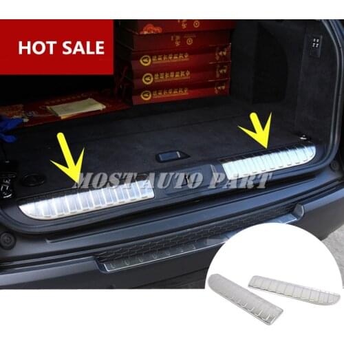 Rear Bumper Cargo Door Sill Scuff Plate For Land Rover Range Rover Sport 2014-2019 Car accesories interior Car decoration