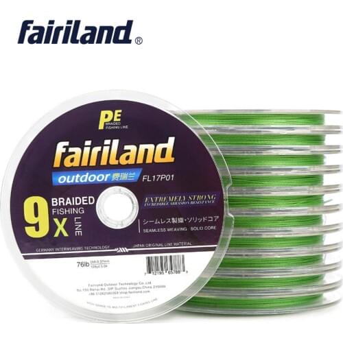 9 Strands Braided Fishing Line 100m/109yd 300m/327yd 500m/545yd 1000m/1094yd grass green 28-80lb Multifilament PE Fishing Line