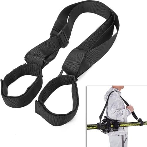 Ski Straps Ski Straps Handheld Adjustable Ski Strap Double Shoulder Snowboard Bandage Outdoor Sports Skiing Strap Pole Holders