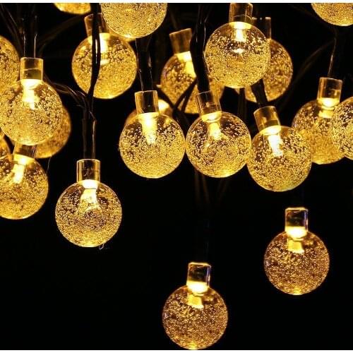 4M 40pcs leds round transparent ball DIY led string light decoration,3AA battery operated party supplies,home,garden decoration