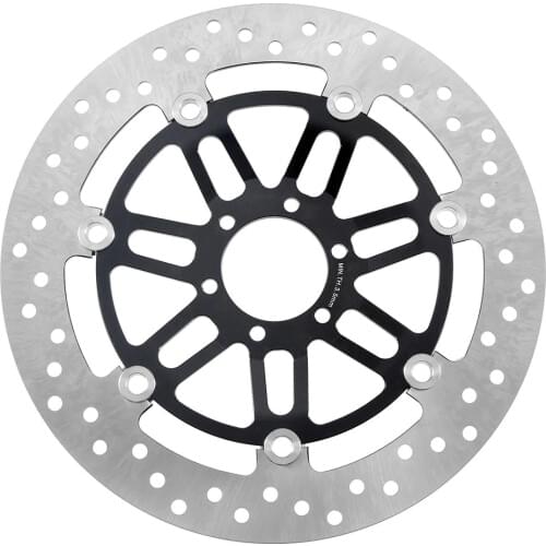 Front Brake Disc for Honda VTR250 MC33 1998 1999 2000 2001 2002 2003 2004 2005 2006 2007 296mm Silver Brake Rotor