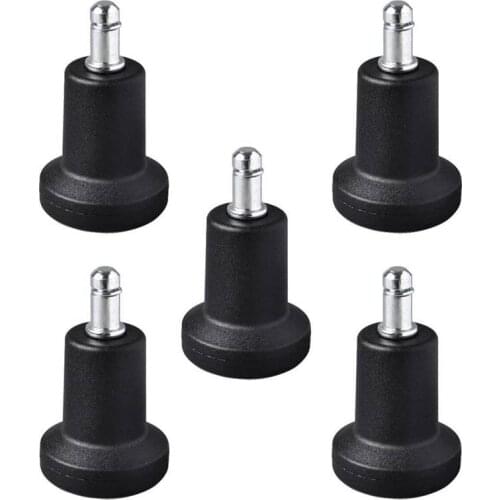 High Profile Bell Glides Replacement for Office Chair Without Wheels & Bar Stool, Fixed Stationary Caster Glide, 5-Pack