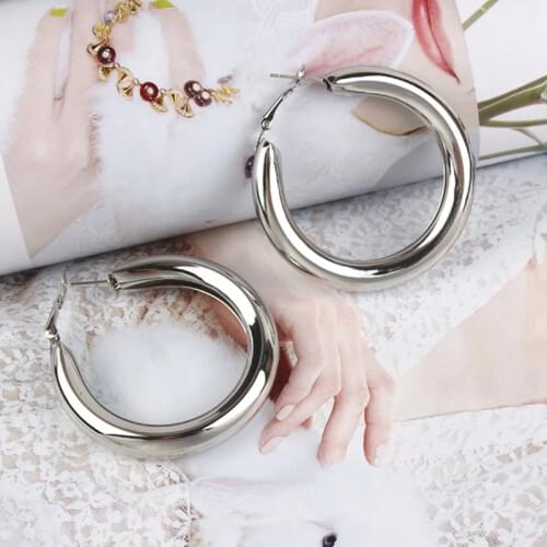 Vintage Hoop Circle Earring For Women Creative Geometric Statement Punk Earring Hanging Fashion Jewelry Trendy New