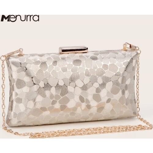 Lady Wedding Evening Women Clutch Shining Box Bag Fashion Purses And Handbags Crossbody Party Shoulder Bags Gold Silver Black