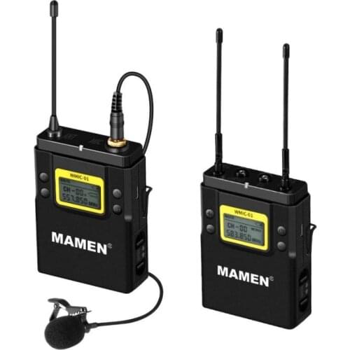 1 Set Up The Built-in Wireless Lapel Microphone for The DSLR Camera Conference Interview