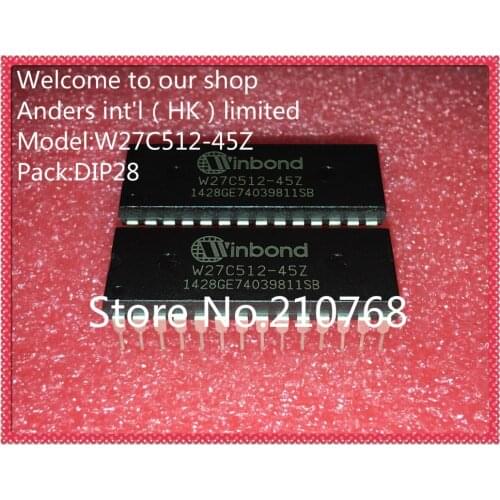 10pcs/lot W27C512-45Z W27C512-45 W27C512 DIP28