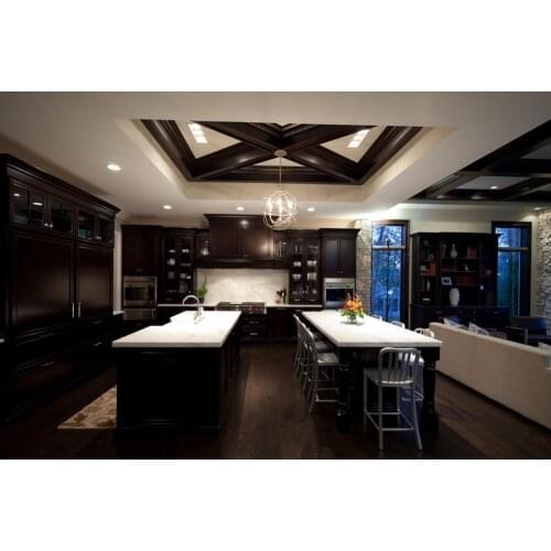 2017 traditional solid wood kitchen cabinet new design white armadio da cucina mutfak wooden kitchen furnitures S1606033