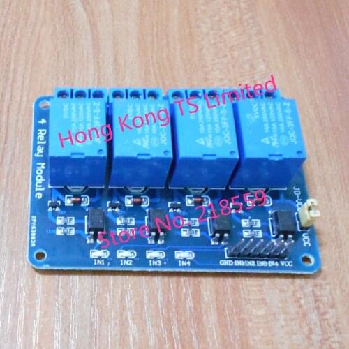 4 channel relay module Quadruple Relay Extended Version 5V with Optocoupler Isolation Supports for AVR/51/PIC Microcontrollers