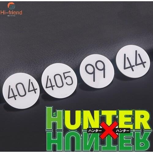 Anim Hunter x Hunter Hisoka Testing Brooch Digital test Number Pin Cosplay Kurapika Killua Zoldyck GON·FREECSS Bag Hat Jewelry