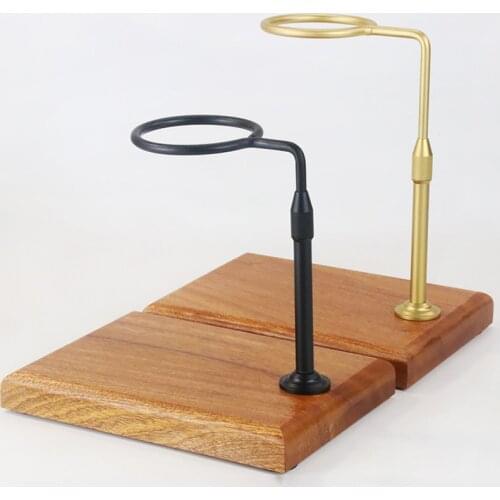 Coffee Filter Holder Wood Base Adjustable Hand Make Filter Stand Coffee Dripper Stand Holder Rack Cafe Barista Accessory