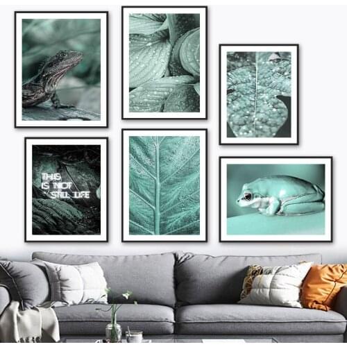 DIY Diamond Painting Animal Lizard Frog Tropical Plant Leaf Wall Art Diamond Embroidery Mosaic Rhinestone For Home Decoration