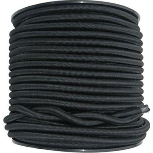 3 meters * Strong Elastic Bungee Rope Black White Shock Cord Stretch String For Repair, Outdoors 6mm Elastic SJD03