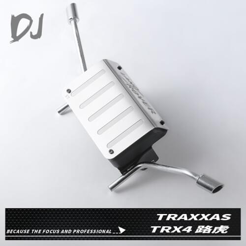 Alloy simulation Fuel Tank with Exhaust Pipe DJC-9158 for 1/10 crawler car TRAXXAS TRX-4