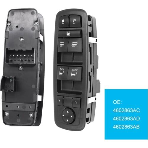 Car Power Window Switch Button For Dodge Ram 1500 2500 3500 2009 2010 2011 2012 4602863AC 4602863AD 4602863AB