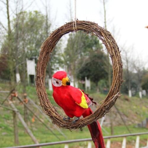 8/10/12/15/20/25/30/35CM Rattan Ring Artificial flowers Garland Dried flower frame For Home Christmas Decoration DIY Wreaths