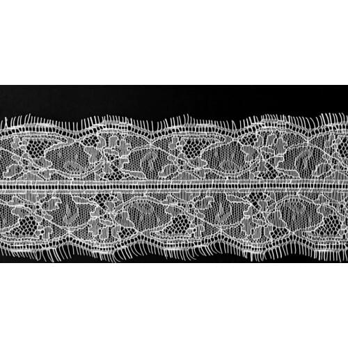 3meters/lot Eyelash Lace Ribbon 9cm Wide European and American Curtain Accessories african lace fabric Custom Wedding Lace trims