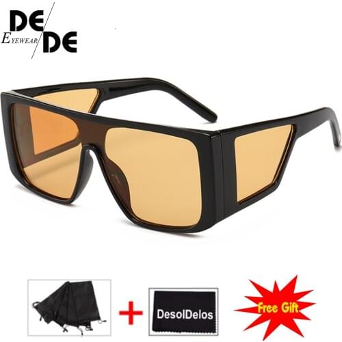 Windproof Sunglasses Women Men Reflective Oversized Mirror Retro Vintage Sun Glasses Big Eyewear Outdoor Sports Punk Goggles