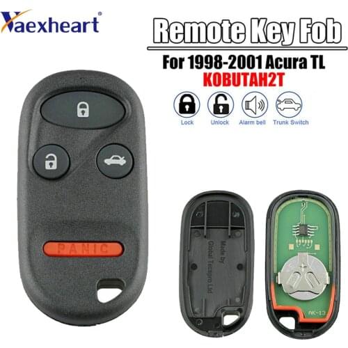 New Remote Control Transmitter Key for Honda Accord 1998 1999 2000 2001 2002 for Acura TL 2000 2001 Car Key KOBUTAH2T