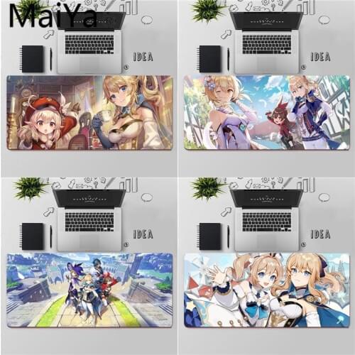 Maiya Top Quality Genshin Impact Jean Unique Desktop Pad Game Mousepad Free Shipping Large Mouse Pad Keyboards Mat