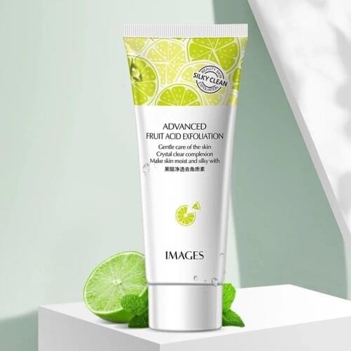 Fruit Acid Exfoliation Gel Soften keratin Peeling Facial Scrub Moisturizing Whitening Repair Skin Care Body Scrub 80g