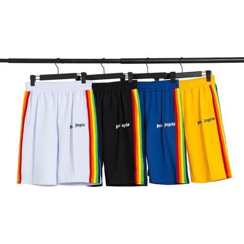 Palm Angels 21SS Letters Logo PA Unisex Beach Shorts, Mens and Womens Fashion Casual Shorts couple beach shorts