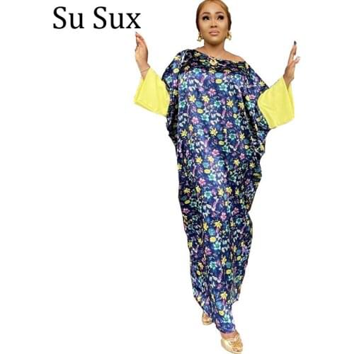 Plus Size African Dresses For Women Robe Africa Clothes Muslim O Neck Long Sleeve Maxi Dress Party Clothing Vestidos New Spring