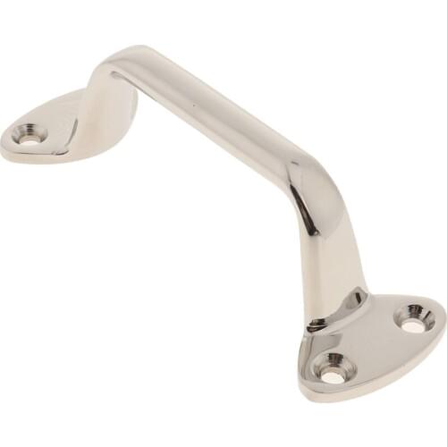Stainless Steel Handle 6 Inch Handrail Grab Bar, Marine Hand Rail Boat Entry Grab Handle, Pefectly Polished Hardware